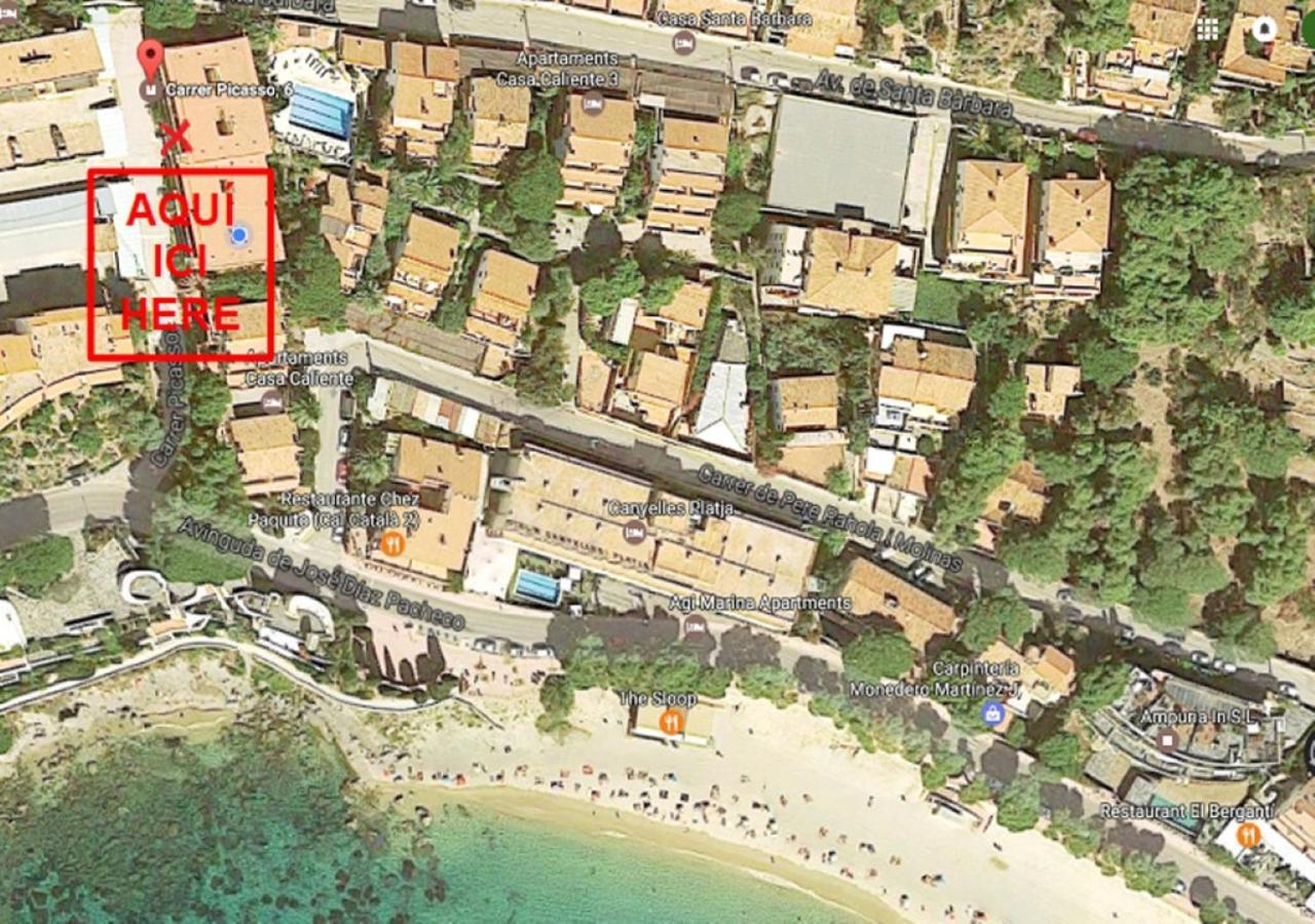 Apartamento Para Familias A 50 Metros De La Playa Росес Екстер'єр фото